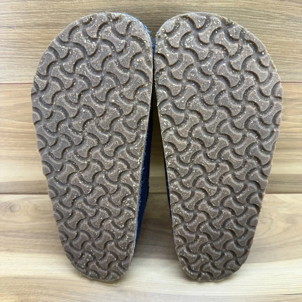 Birkenstock Zermatt Canvas Clogs Mens 10 W EU 43 Blue Casual Travel Walking